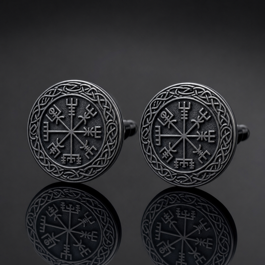 Helm of Awe Aegishjalmur Stud Earrings