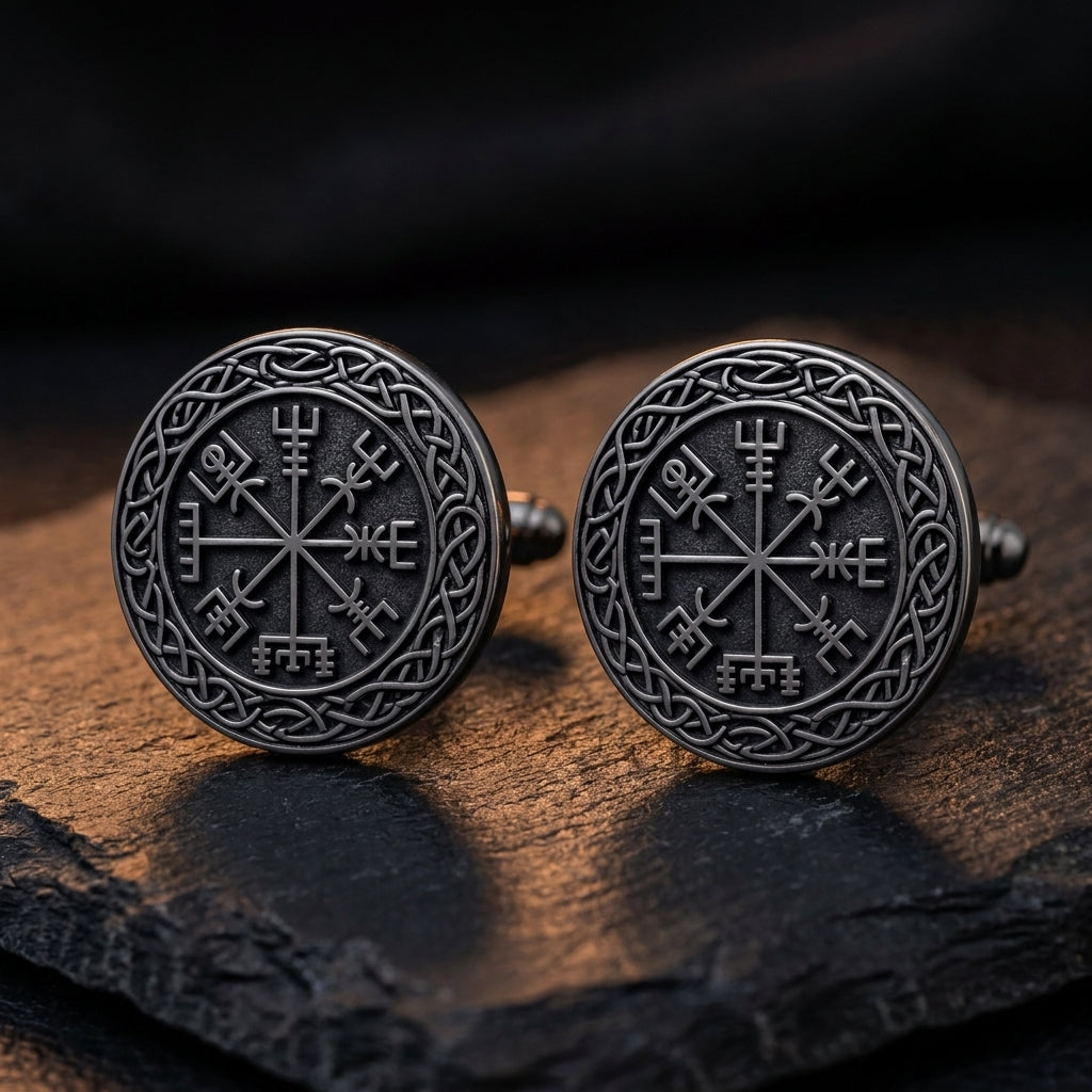 Helm of Awe Aegishjalmur Stud Earrings