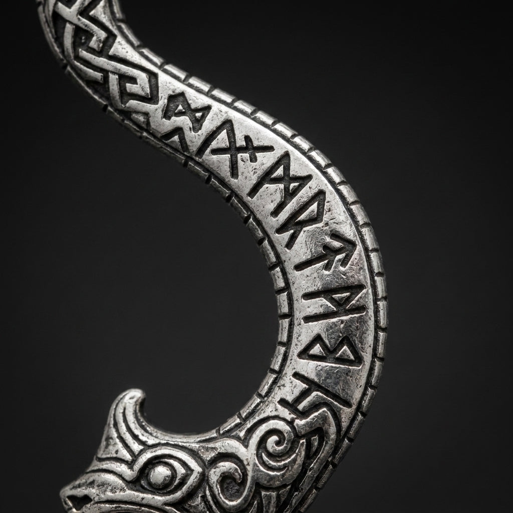 Jörmungandr Serpent Ear Climber Earrings