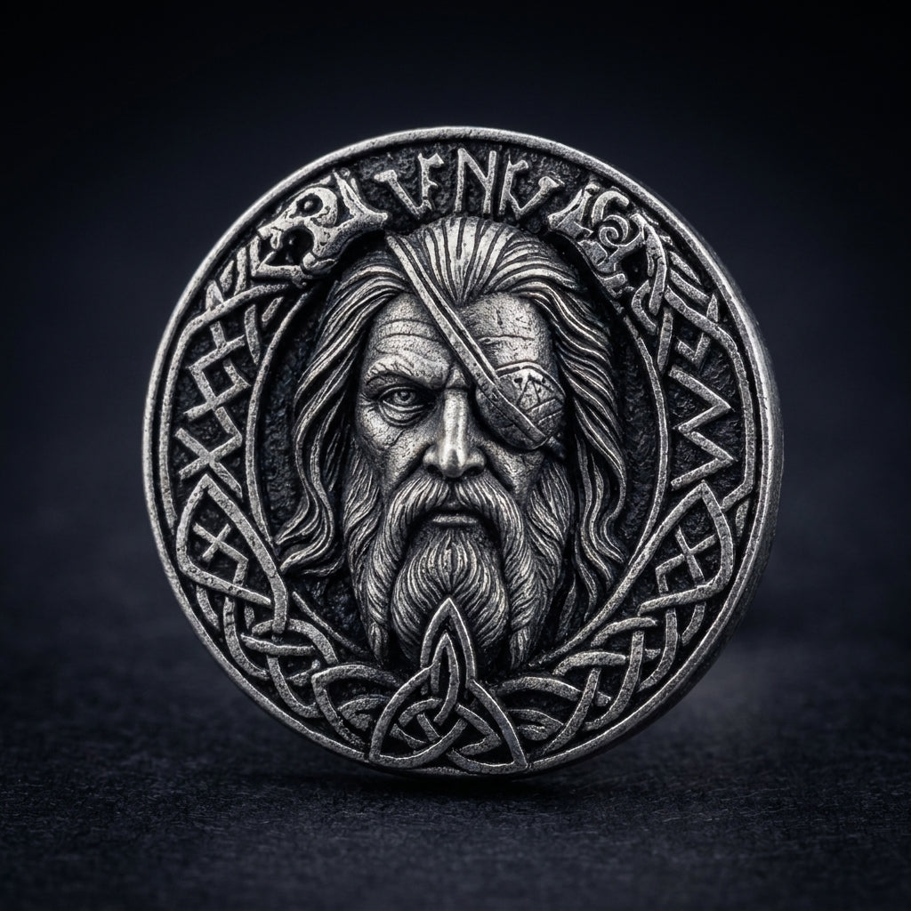 Odin Allfather Stud Earrings