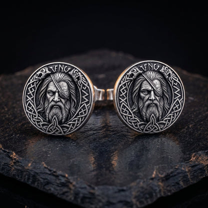 Odin Allfather Stud Earrings