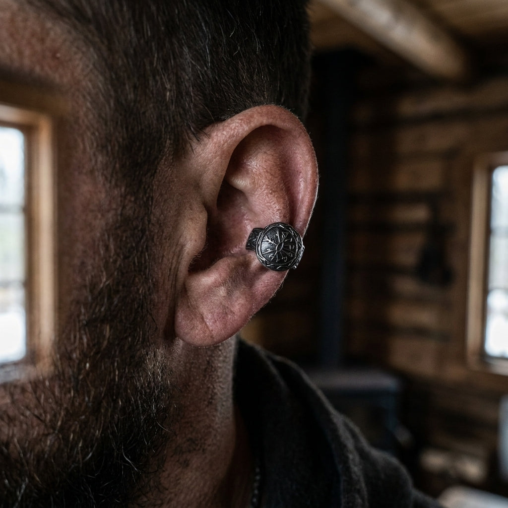 Norse Kraken Tentacle Ear Cuff Earrings