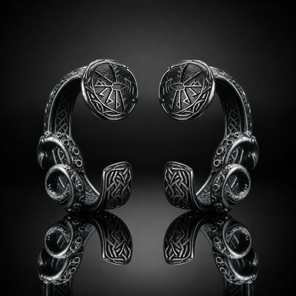Norse Kraken Tentacle Ear Cuff Earrings