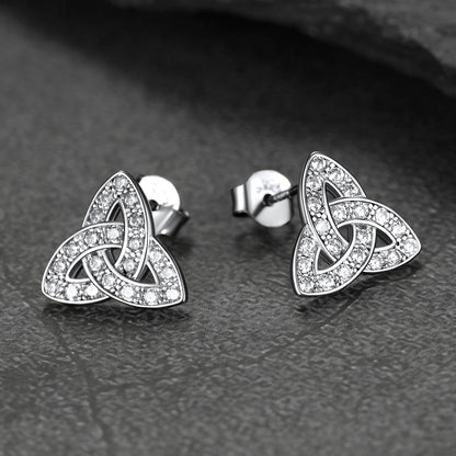 Knot Earrings for Women in Sterling Silver