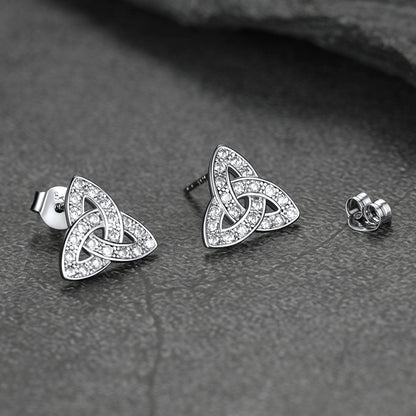 Knot Earrings for Women in Sterling Silver