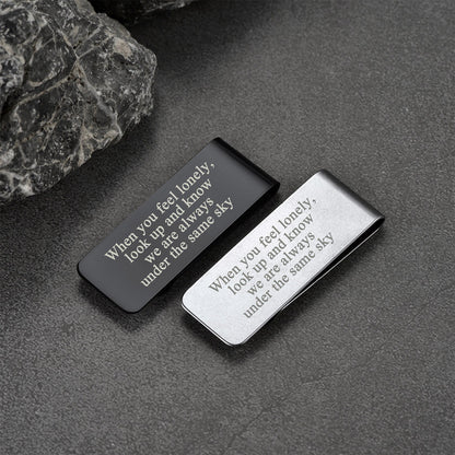Personalised Celtic Knot Money Clip Slim Wallets