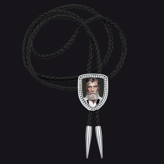 Personalized Photo Bolo Ties for Men, Men's Accessory