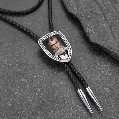 Personalized Photo Bolo Ties for Men, Men's Accessory