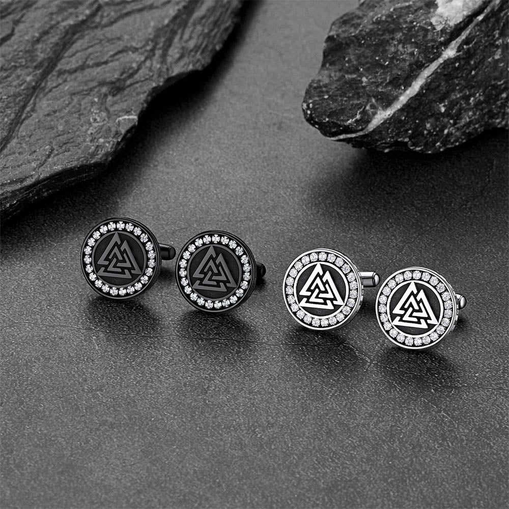 Viking Valknut Cufflinks for Men