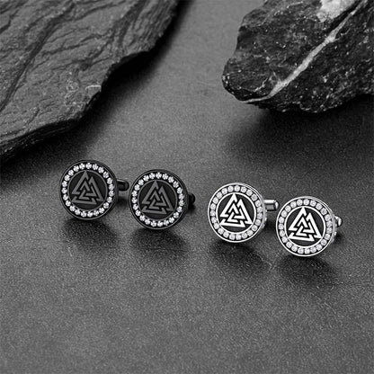 Viking Valknut Cufflinks for Men