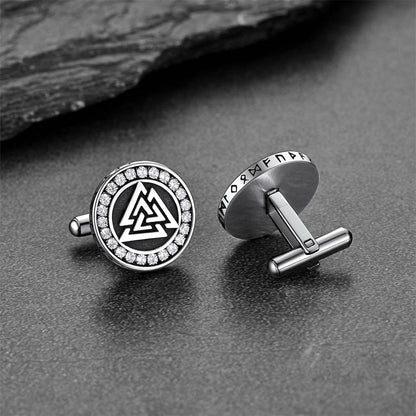 Viking Valknut Cufflinks for Men