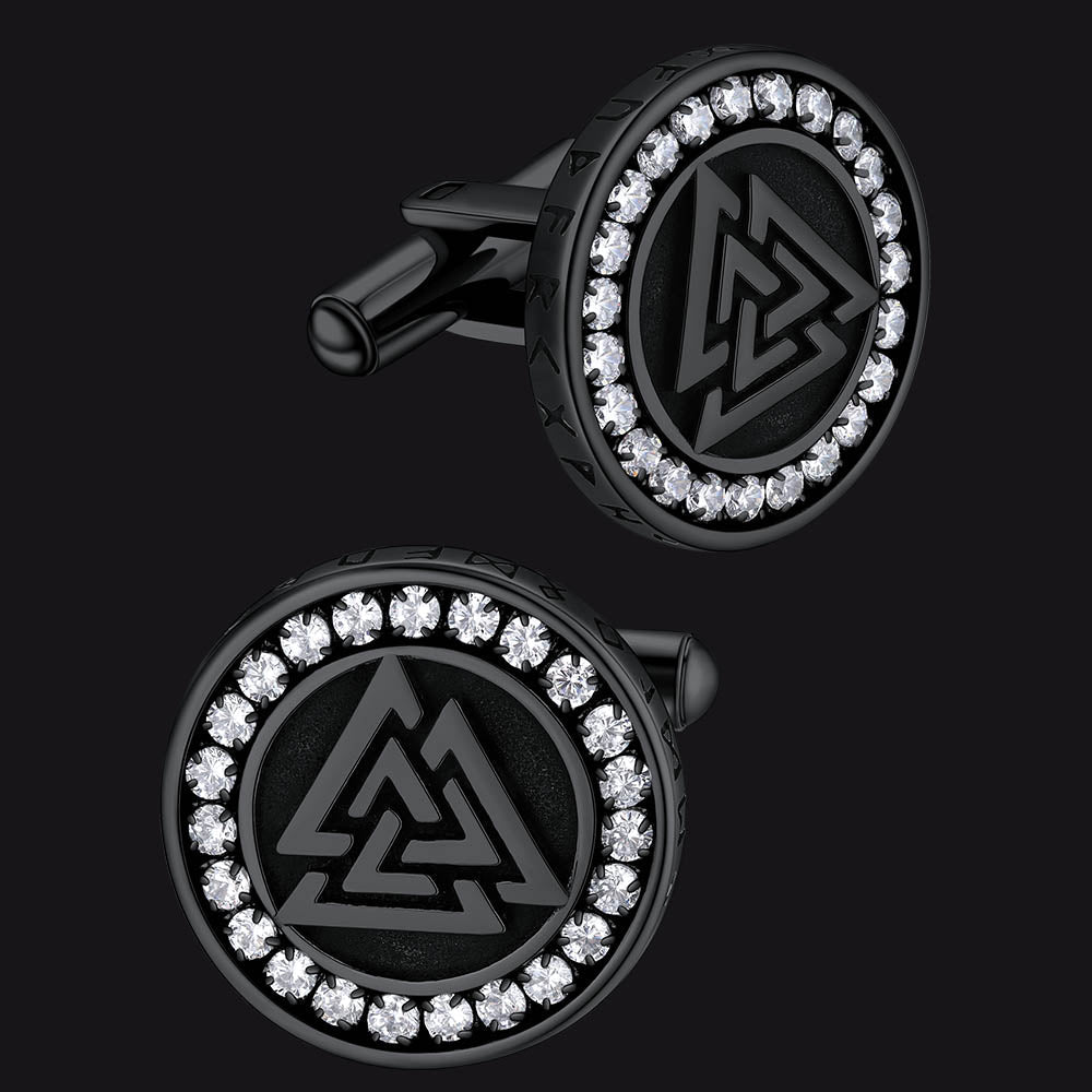 Viking Valknut Cufflinks for Men