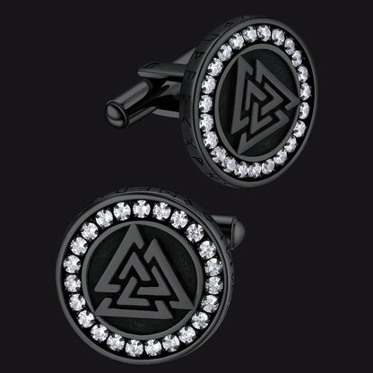 Viking Valknut Cufflinks for Men