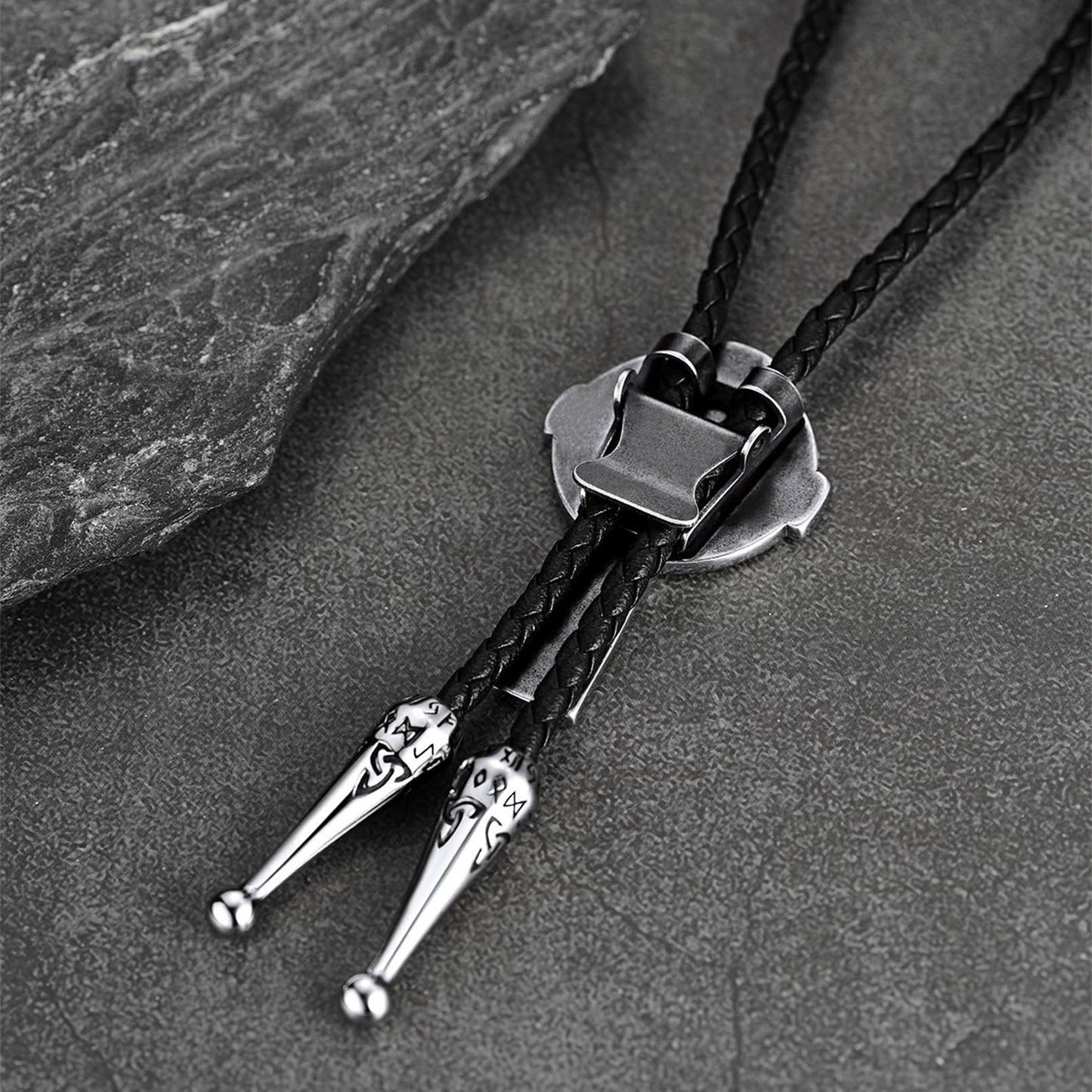 Irish Celtic Cross Knot Bolo Tie for Men Women