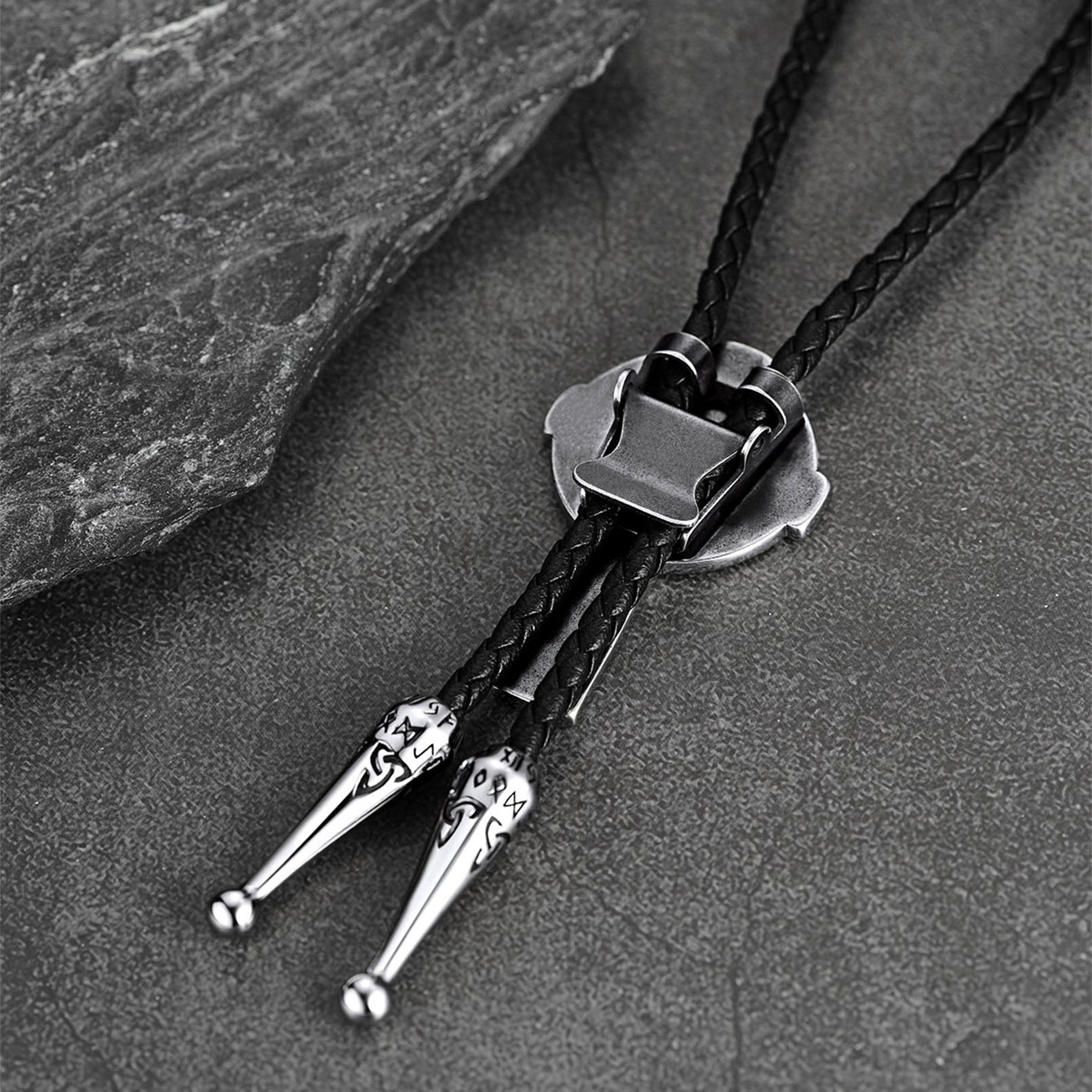 Irish Celtic Cross Knot Bolo Tie for Men Women