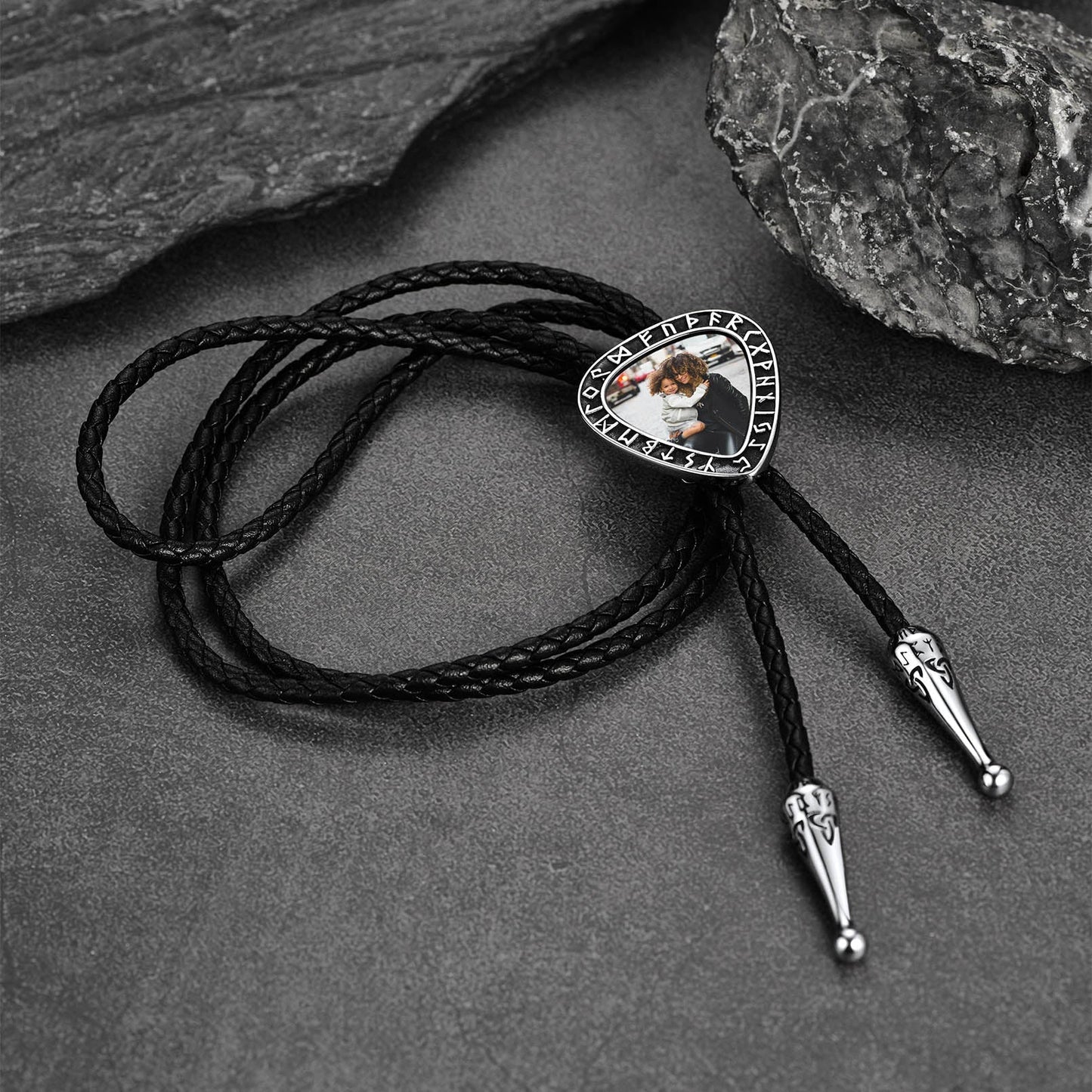 Customized Viking Heart Picture Bolo Ties for Men