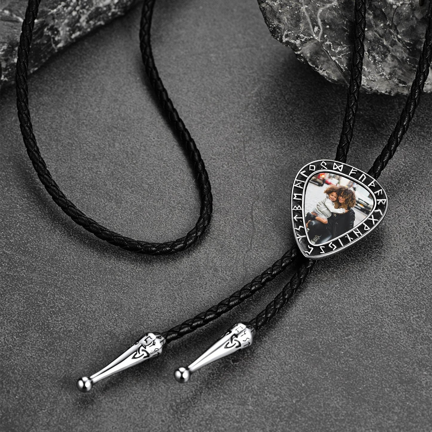 Customized Viking Heart Picture Bolo Ties for Men