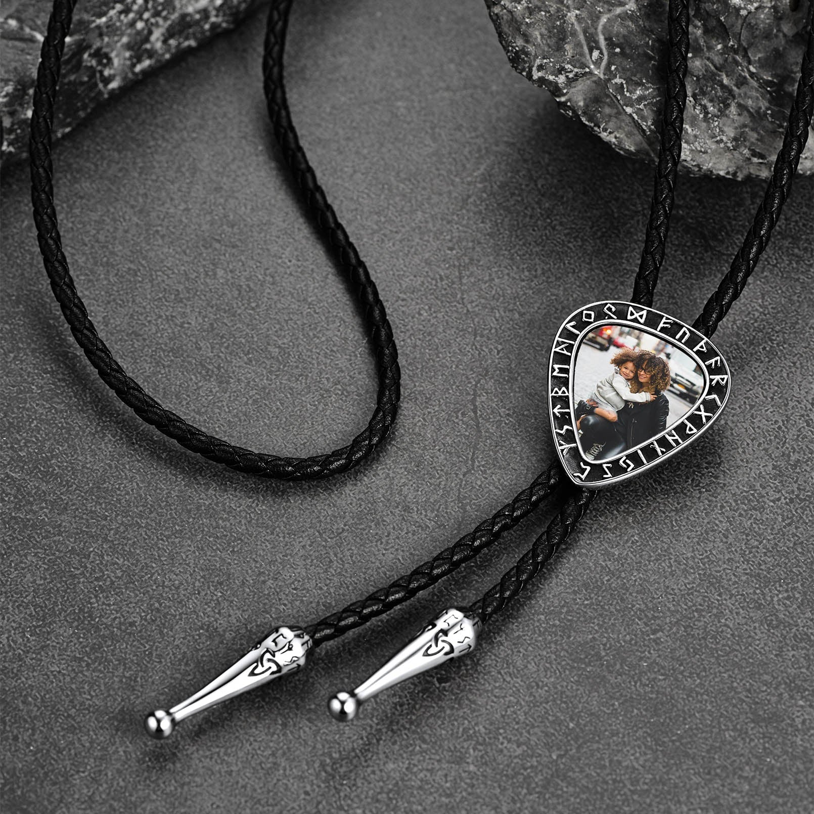 Customized Viking Heart Picture Bolo Ties for Men