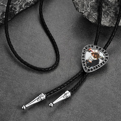 Customized Viking Heart Picture Bolo Ties for Men