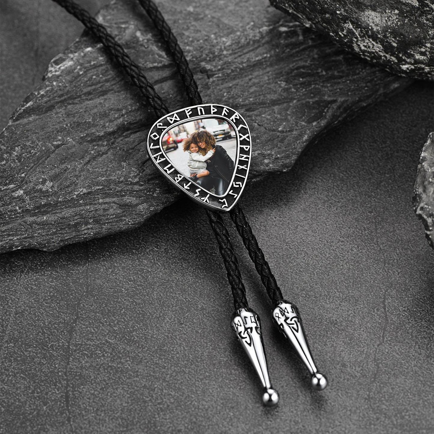 Customized Viking Heart Picture Bolo Ties for Men