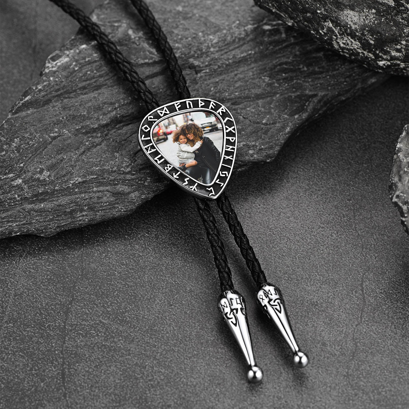 Customized Viking Heart Picture Bolo Ties for Men