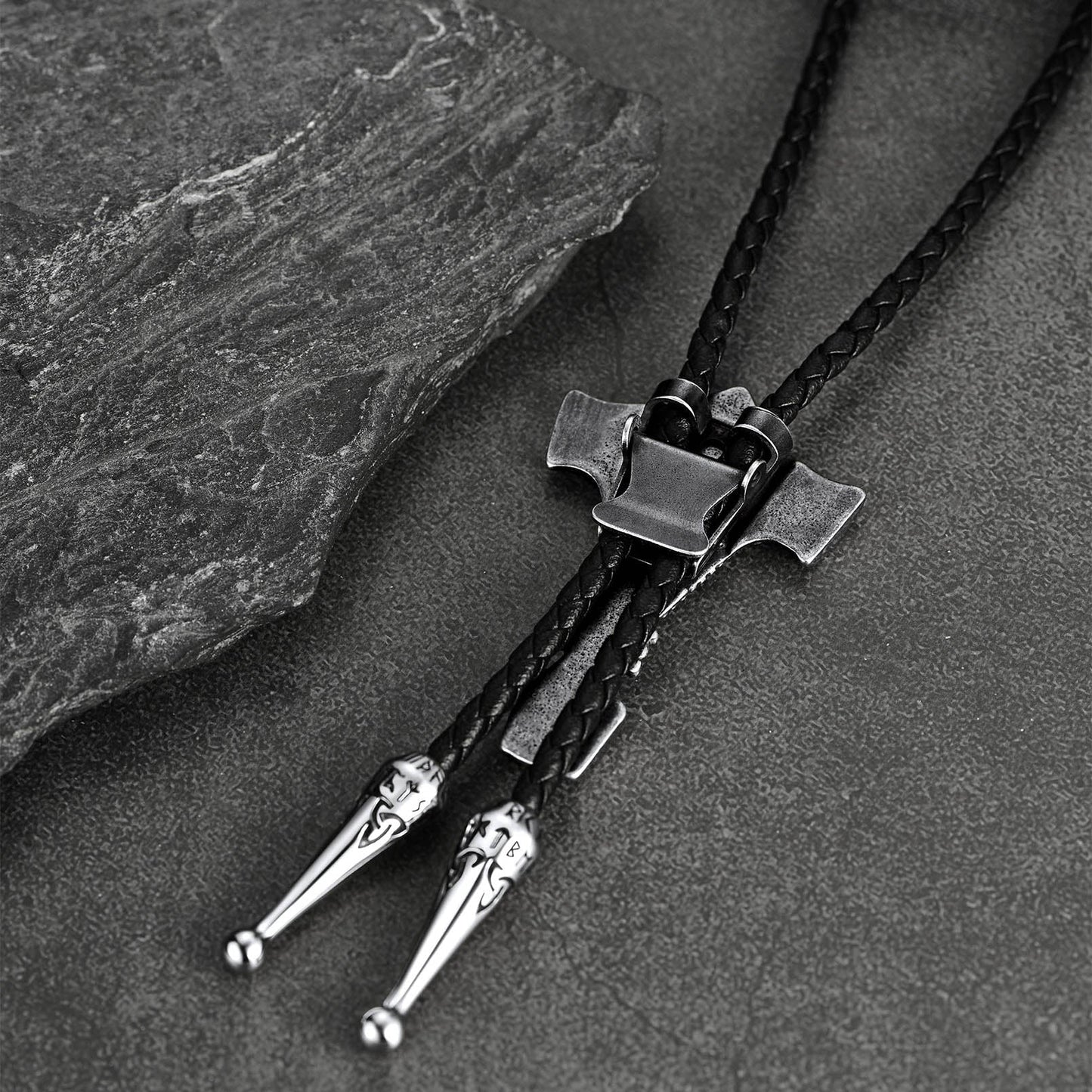 Viking Thor's Hammer Bolo Ties for Men Women