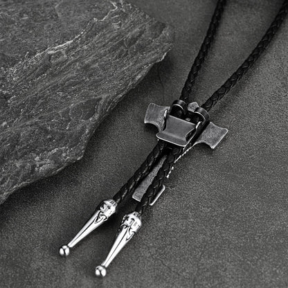 Viking Thor's Hammer Bolo Ties for Men Women