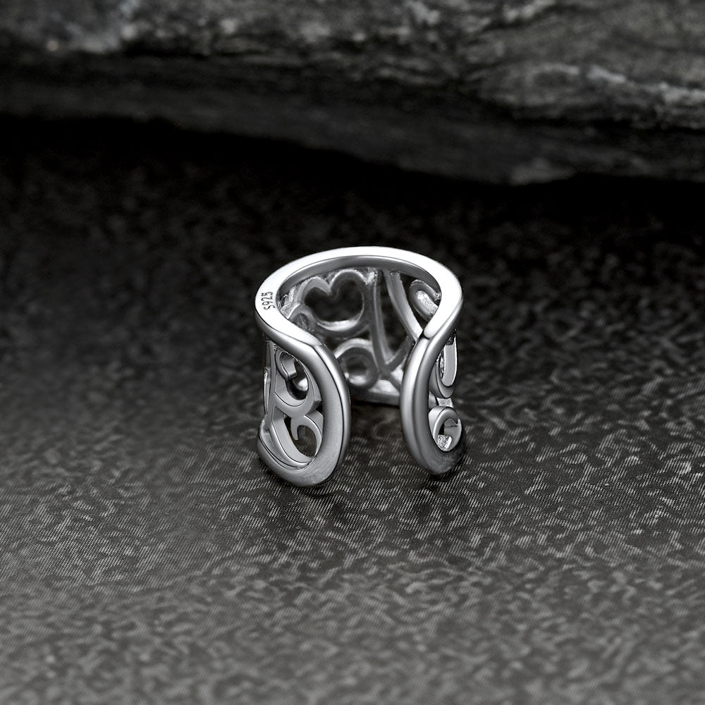Celtic Knot 925 Sterling Silver Cartilage Ear Cuff