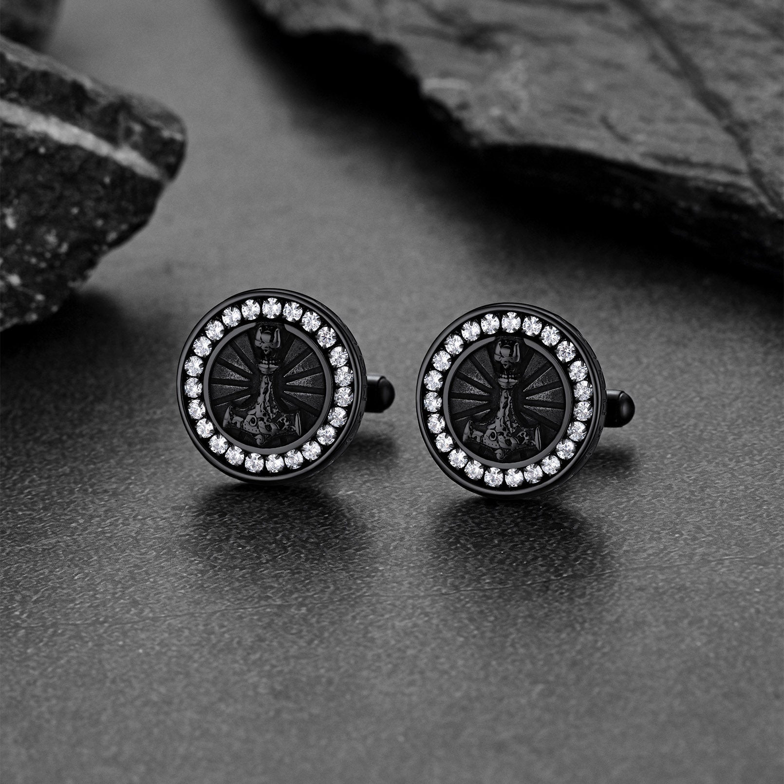 Viking Thor's Hammer Cufflinks for Men