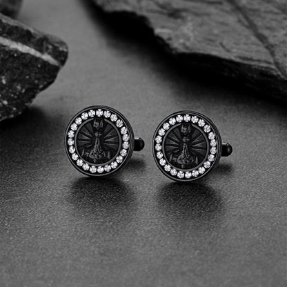 Viking Thor's Hammer Cufflinks for Men