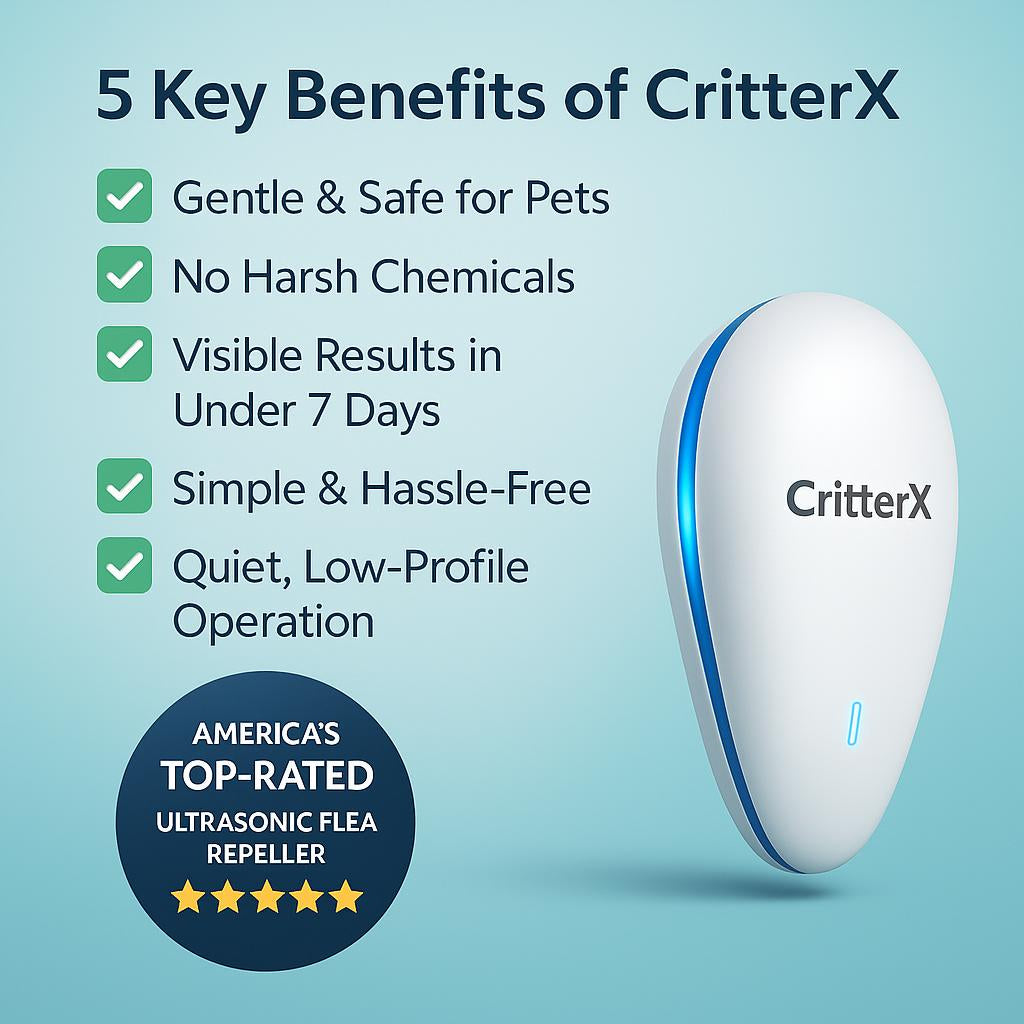 CritterX 2025 Advanced Pest Repeller - Eliminate Pests Permanently