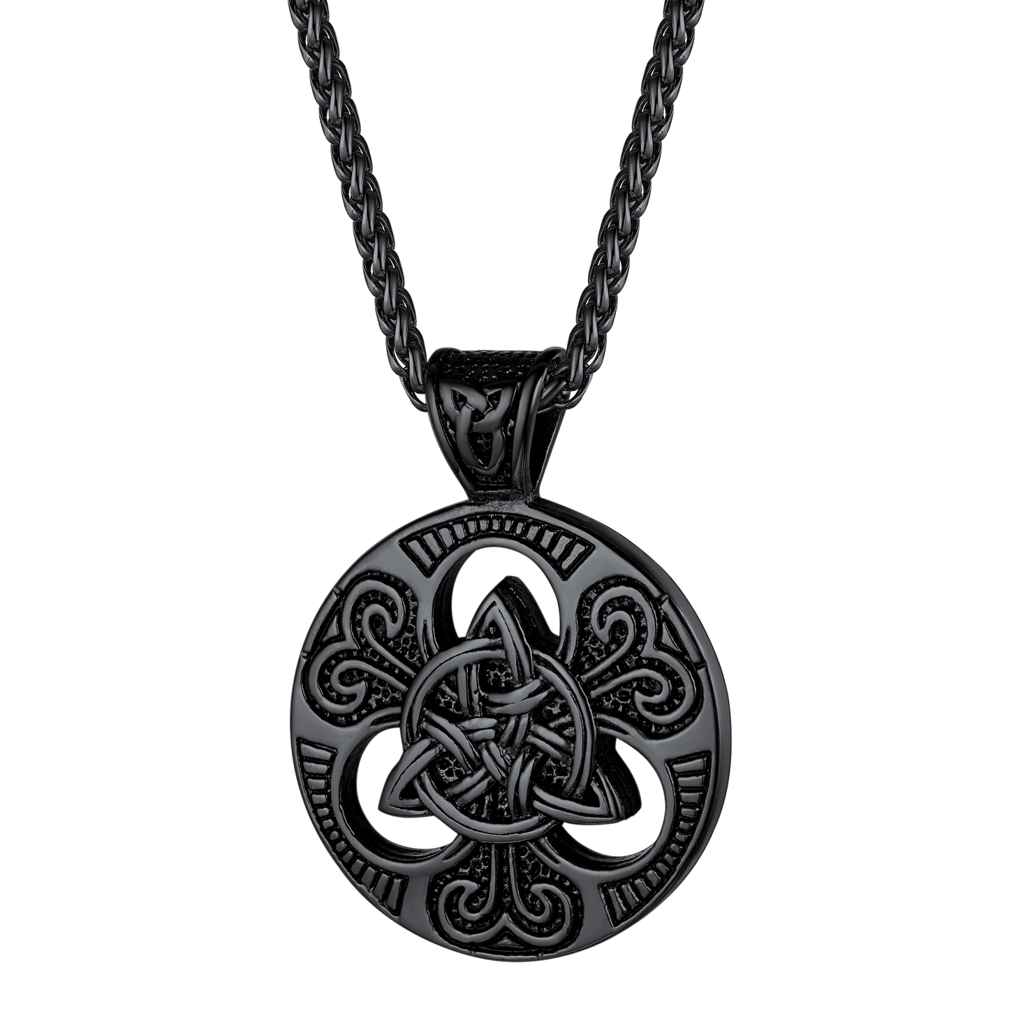 Vintage Celtic  Knot Necklace Amulet Pendant for Men