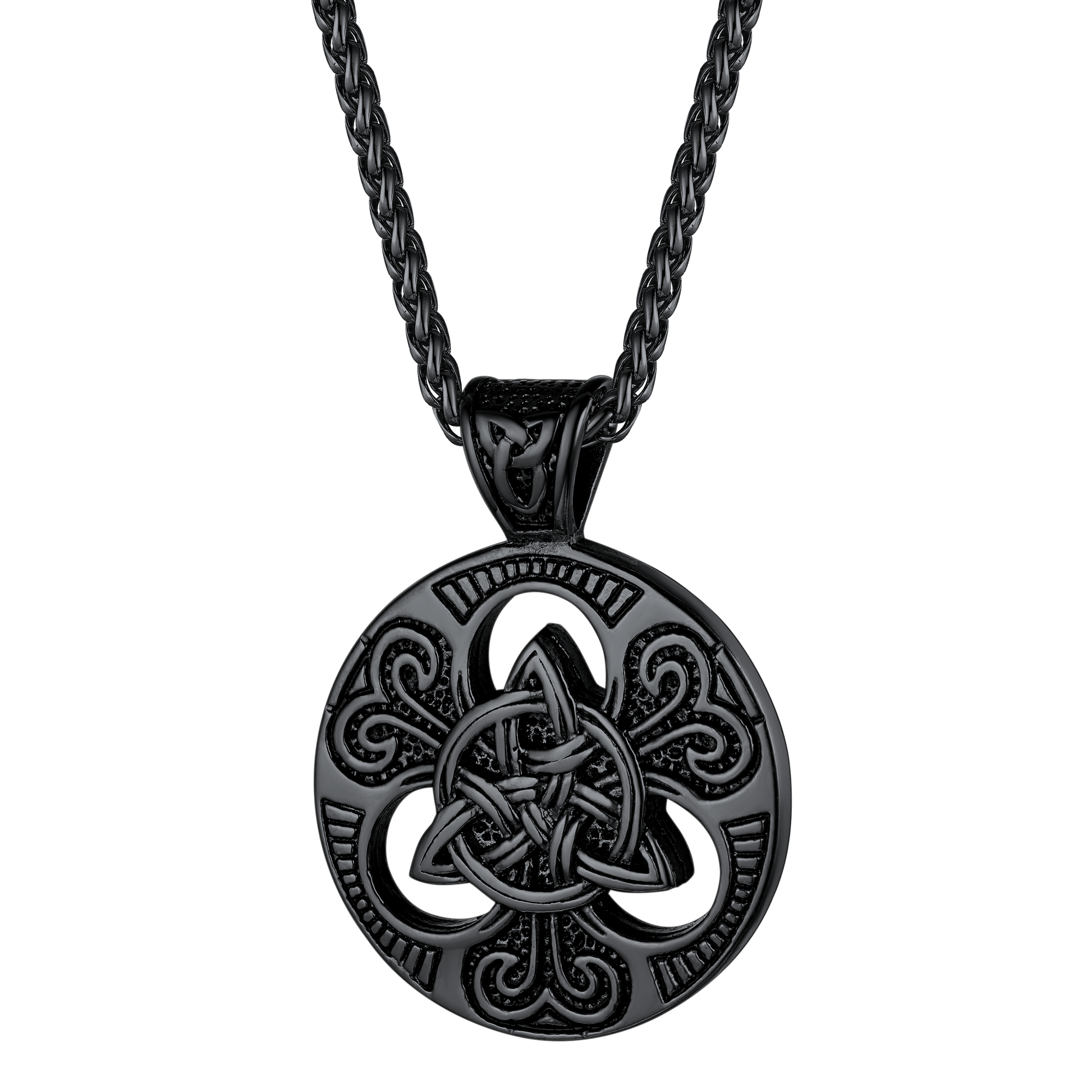 Vintage Celtic  Knot Necklace Amulet Pendant for Men