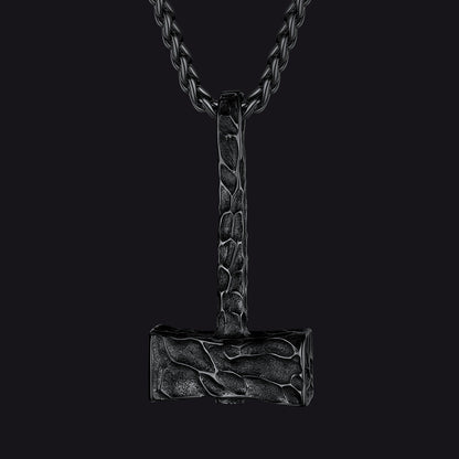 Viking Mjolnir Thor's Hammer Necklace For Men