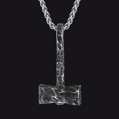 Viking Mjolnir Thor's Hammer Necklace For Men