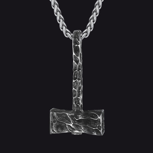 Viking Mjolnir Thor's Hammer Necklace For Men