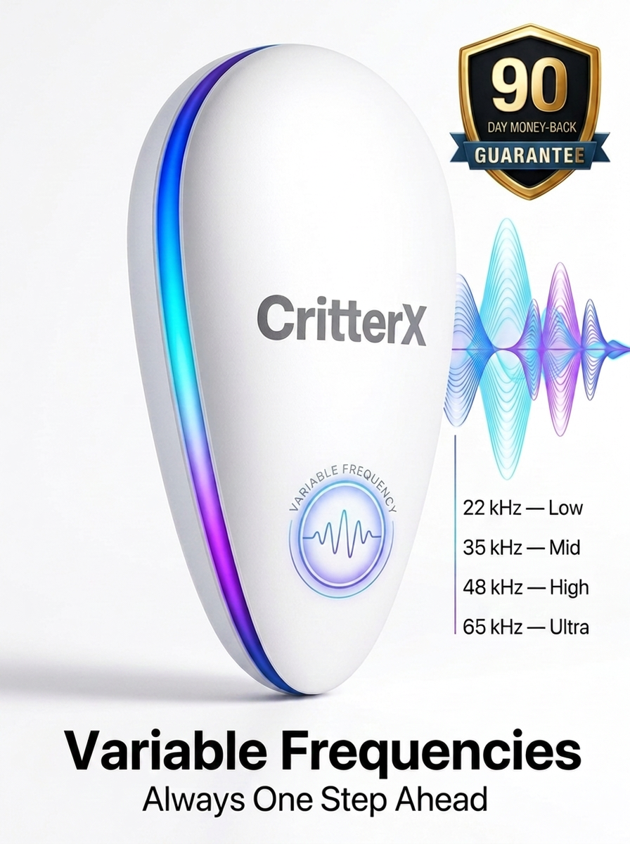 CritterX Variable-Frequency Pest Repeller