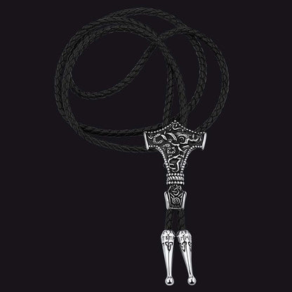 Viking Thor's Hammer Bolo Ties for Men Women